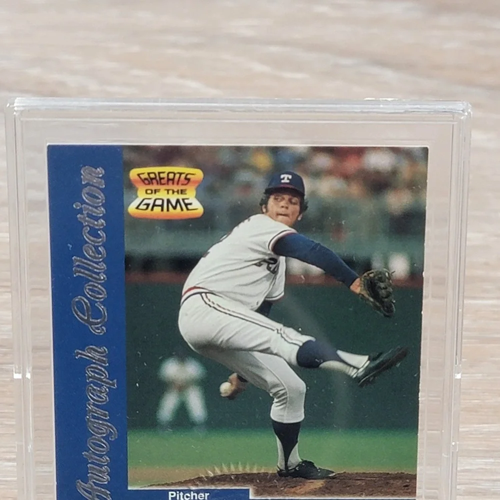 1999 Fleer Sports Illustrated Greats of the Game David Clyde Autograph Card MLB